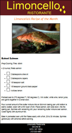 dinner restaurant recipe